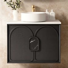 Laguna MKII 750mm Wall Hung Single Vanity with Solid Surface Countertop